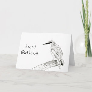 Carte Joyeux dessin d'anniversaire Saint-Martin nain ori