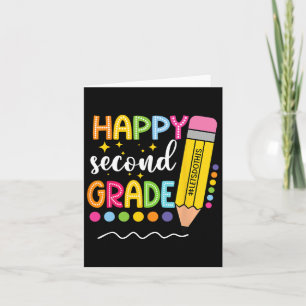 Carte Joyeux Deuxième Année Premier Jour De L'École Reto