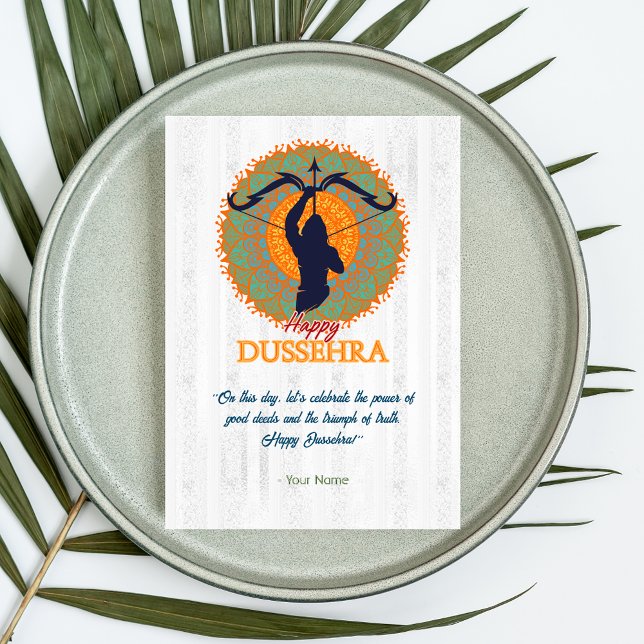 Carte Joyeux Dussehra Vijayadashmi (Créateur téléchargé)