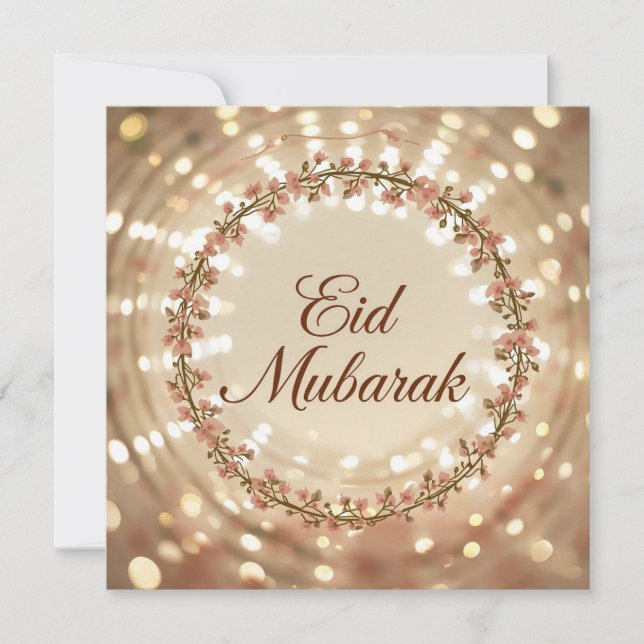 Carte Joyeux Eid Moubarak  (Devant)