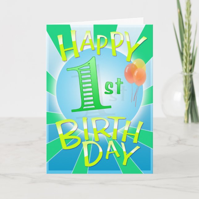 Carte Joyeux ęr anniversaire (Devant)