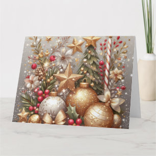 Carte Joyeux et brillant Noël I Blond Inside