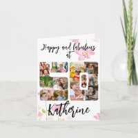 Joyeux et fabuleux 50e anniversaire Multi Photo