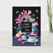 Joyeux Fleurs et sucreries de la Fête des Mères pe