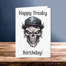 Joyeux Freaky Birthday Zombie caractère