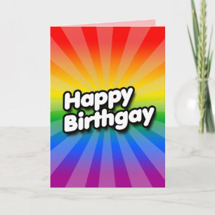 Carte Joyeux Gayanniversaire