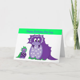 Carte Joyeux grand type d'anniversaire