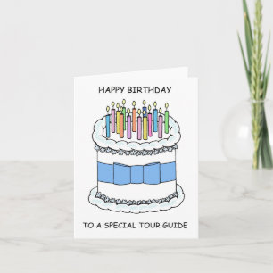 Carte Joyeux Guide d'anniversaire à la visite
