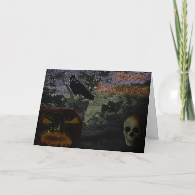 Carte Joyeux Halloween (Devant)