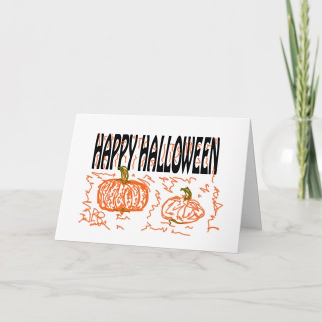 Carte Joyeux Halloween (Devant)