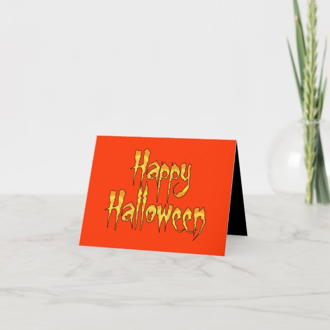 Carte Joyeux Halloween (Devant)