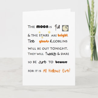 Carte Joyeux Halloween
