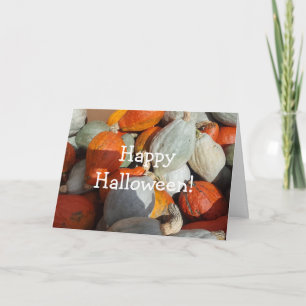 Carte Joyeux Halloween Automne Bénédictions Citrouilles