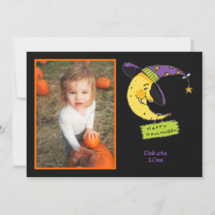 Carte Joyeux Halloween avec cadre photo Customisé sur la