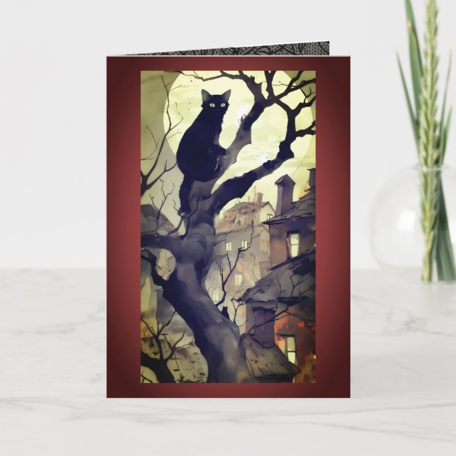 Carte Joyeux Halloween de Kitty Card (Devant)