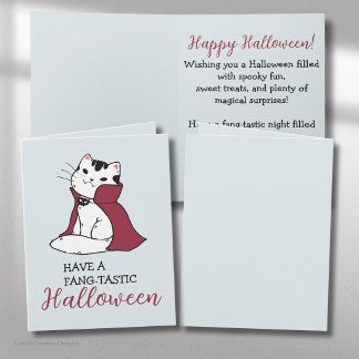Carte Joyeux Halloween Fantastiquement Drôle et Mignon