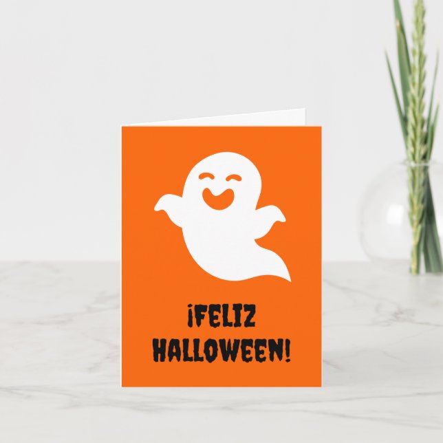 Carte Joyeux Halloween (Halloween espagnol)  (Devant)