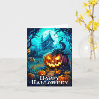 Joyeux Halloween Mischievous brillant Citrouilles