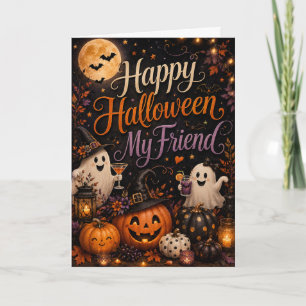 Carte Joyeux Halloween Mon Ami