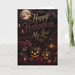 Carte Joyeux Halloween mon amour
