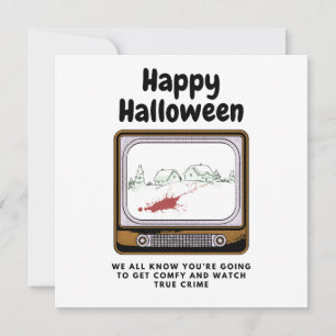 Carte Joyeux Halloween Nous savons que vous regardez les
