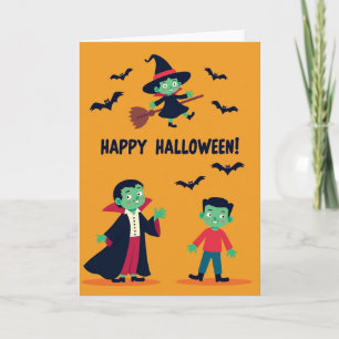 Carte Joyeux Halloween pour Enfants