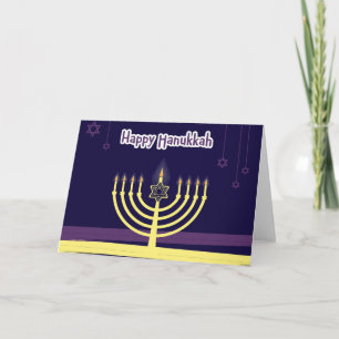 Carte Joyeux Hanukkah