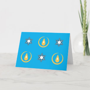 Carte Joyeux Hanukkah