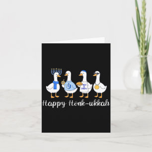 Carte Joyeux Honkukkah Hanukkah Drôle Chanukah Fête Juiv