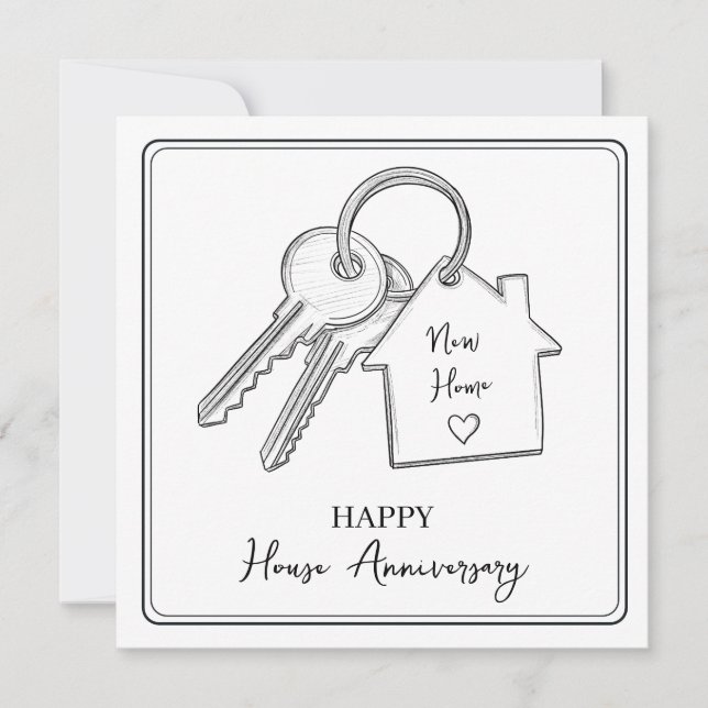 Carte Joyeux Housiversaire | Célébration de l'anniversai (Devant)