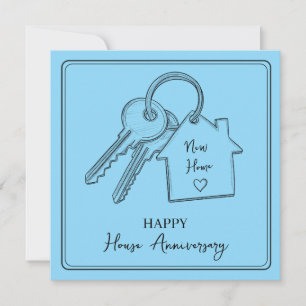 Carte Joyeux Housiversaire   Célébration de l'anniversai