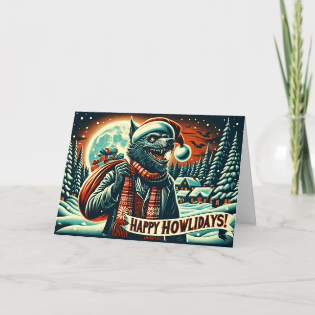 Carte Joyeux Howlidays (Devant)
