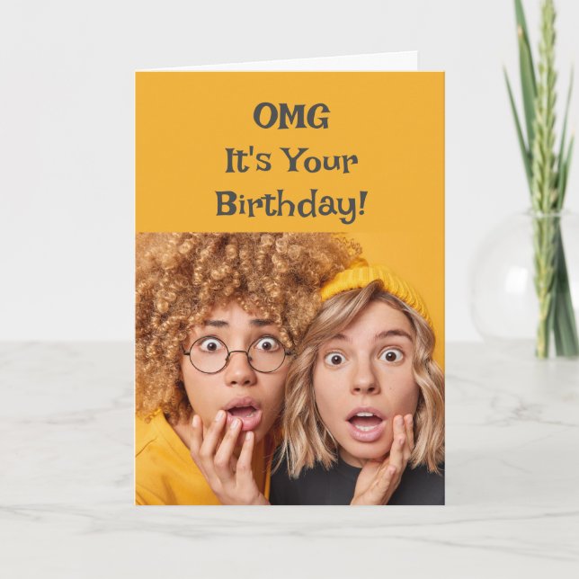 Carte Joyeux Humour Amusant Anniversaire Pour Tout Le Mo (Devant)