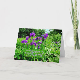 Carte Joyeux Jardin d'Iris