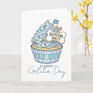 Carte Joyeux jour d'adoption chien à thème