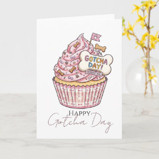 Carte Joyeux jour d'adoption chien à thème
