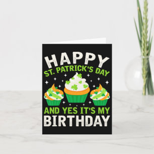 Carte Joyeux Jour de la Saint Patrick Anniversaire Saint
