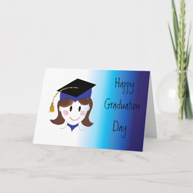 Carte Joyeux jour de remise des diplômes (Devant)