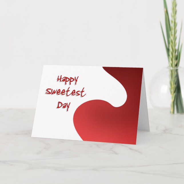 Carte Joyeux Jour le plus doux (Devant)