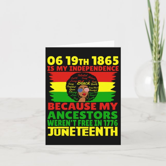 Carte Joyeux JunetDix Est Mon Fête De L'Indépendance Ros (Devant)