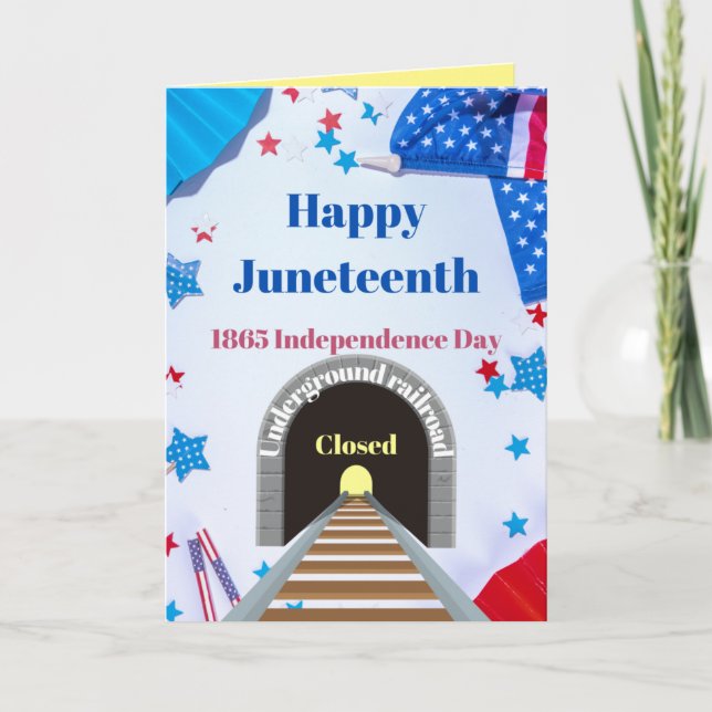 Carte Joyeux Juneteenth (Devant)