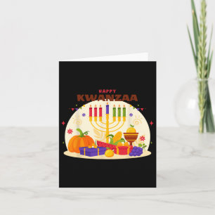 Carte Joyeux Kwanzaa Sept Principes Du Kwanzaa Kinara M