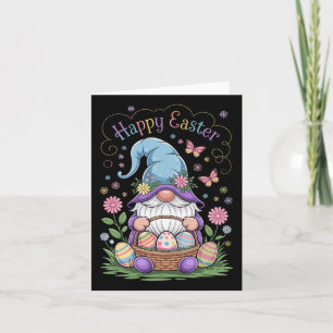 Carte Joyeux lapin de Pâques Gnome Hug Oeufs de Pâques G