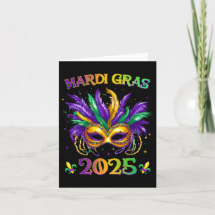 Carte Joyeux Mardi Gras Carnaval Mardi Gras Mask 2025 Je