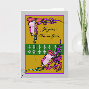 Carte Joyeux Mardi gras, Mardi Gras, Mardi Gras, Masques