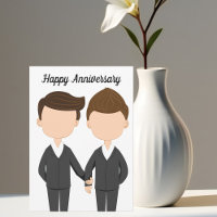 Joyeux Mariage Anniversaire Hommes Gay Couple