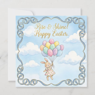 Carte Joyeux message fantaisiste de Pâques