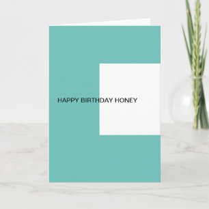 Carte Joyeux miel d'anniversaire