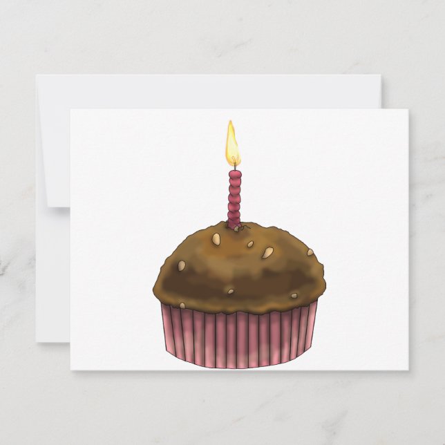 Carte Joyeux Muffin d'anniversaire (Devant)
