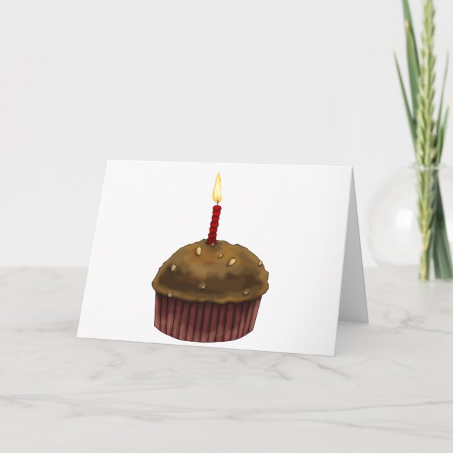 Carte Joyeux Muffin d'anniversaire (Devant)